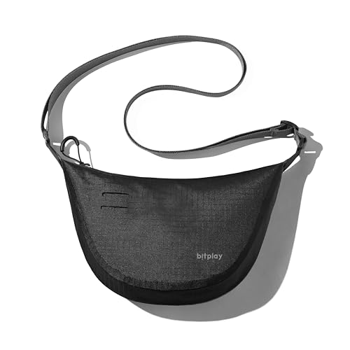 bitplay AquaSeal Sling Bag, IPX7 Waterproof Shoulder Sling Bag, 2.5L Storage, Keeps Gear Dry, Under Water for 30 min, Dark Black