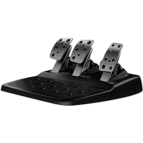 Logitech G920 Driving Force Racing Wheel and Floor Pedals, Real Force Feedback, Stainless Steel Paddle Shifters, Leather Steering Wheel Cover for Xbox Series X|S, Xbox One, PC, Mac - Black