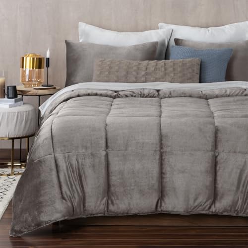 La Mejor Recopilación de Cobertores selene - 5 favoritos. 47 ESQUIMAL Cobertor con Fundas de Almohada, Edredón Afelpado Térmico para Clima Frío (Café, Individual)