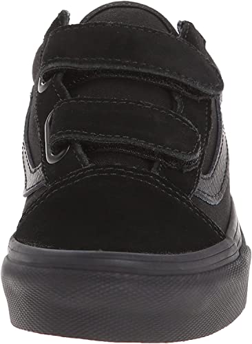 Vans Vans Kids Unisex Old Skool V Shoes, Size 12, Color (ENR) Black/Black