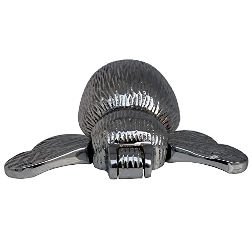 Scexports Silver Colour Solid Brass Bumblebee Door Knocker For Front Door 4X5X2 Inches Handmade Delightful Detail Sturdy At Affordable Price. Unique Pear Shape Easy To Install. Symbol Of Good Fortune #TOP4