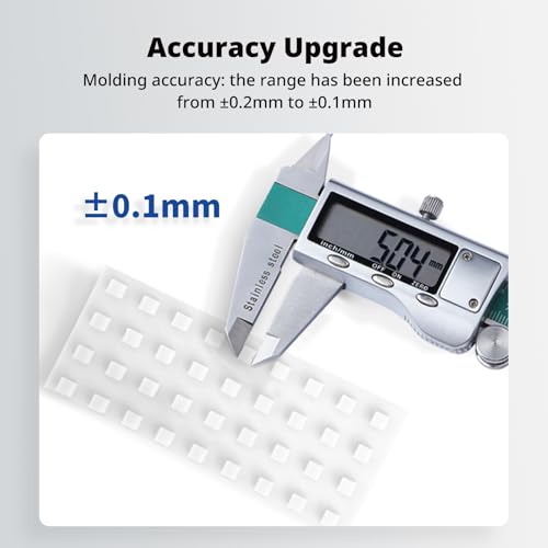 Image of ANYCUBIC Upgraded Standard 3D Printer Resin, 405nm SLA Fast UV-Curing Resin, High Precision & Rapid Photopolymer for 8K Capable LCD /DLP /SLA 3D Printing (Clear+Clear, 2kg)