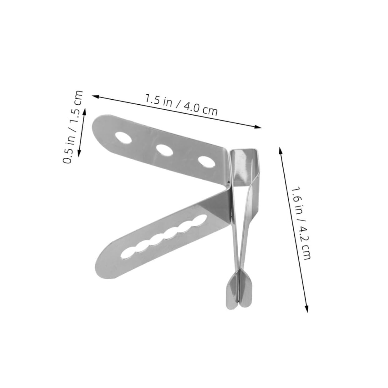 Homoyoyo Food Thermometer Probe Clip 304 Food Grade Stainless Steel Clip Holder for Cups