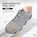 Pozvnn Mens Air Cushion Running Shoes Fashion Casual Walking Tennis Sneakers Non Slip Breathable Trail Sport Gym Grey 12