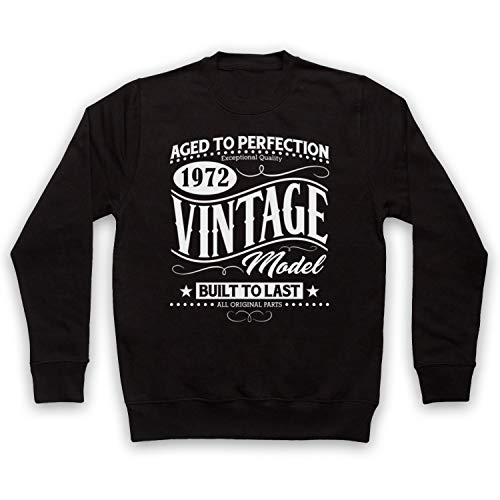 1972 Vintage Model Sweat-Shirt Adulte - Idée Cadeau Anniversaire Idéale