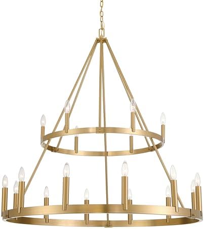Minka Lavery 1717-894 Dutton 18 Light Chandelier, Signature Brass