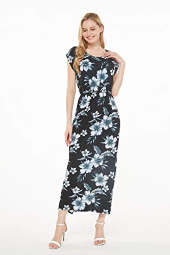 Image of Hawaii Hangover Family Matching Hawaiian Clothes, Midnight Bloom | Family matching Hawaiian outfits, Midnight Bloom, lightweight rayon, machine washable, tropical floral print, luaus, cruises