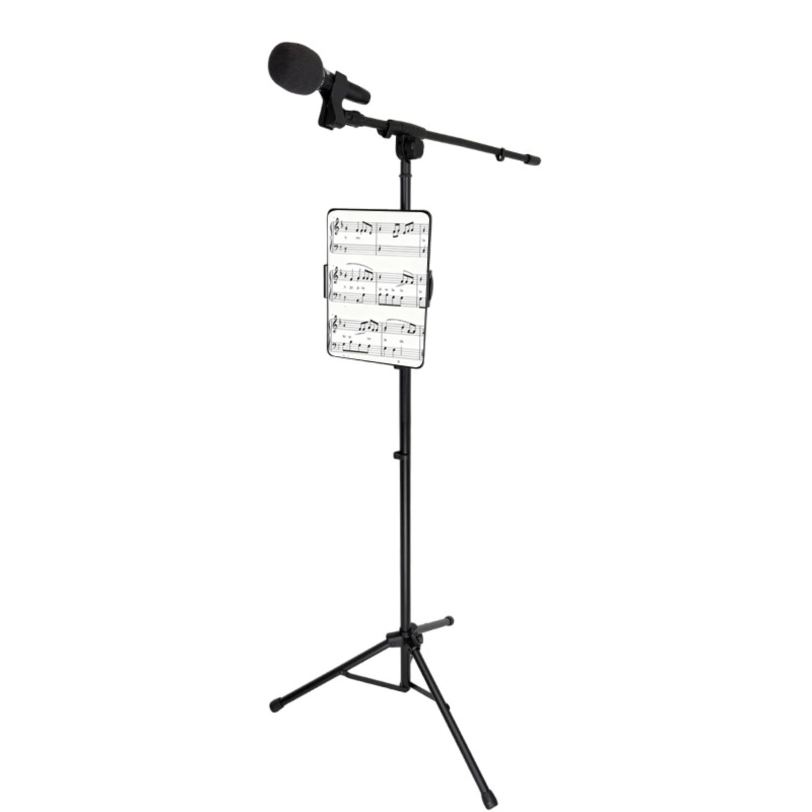 Stativo Microfonico con Braccio Orientabile Robusto Braccio Microfonico Durevole Asta Microfonica da Pavimento per Canto Amatoriale