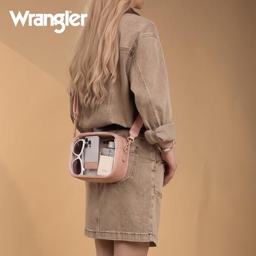 Image of Montana West X Wrangler Clear Bag for Stadium Events Crossbody Purse for Concerts, Sports