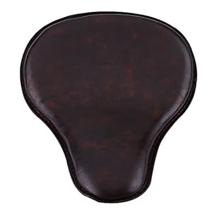 Solo zadel, motorzadel Solo veer Comfortabel Handige installatie met schokabsorberende soloveren voor Bobber Custom