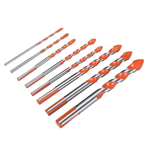 NUSHKI 8 piezas Brocas Multifuncionales para Perforador: para Cerámica, Vidrio, Mármol, Azulejo y Pared miniatura 7