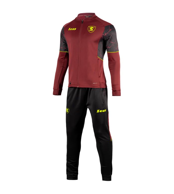 Tuta Relax per Zeus Stagione 2024/2025 Linea Sport Calcio Fitness Football Tracksuit Training per Salernitana Palestra Felpe Felpa Calcetto Allenamento Tute