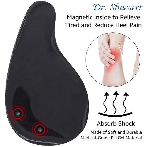 Dr. Shoesert Supination & Overpronation Shoe Insoles, Medial & Lateral Heel Wedge Corrective Gel Inserts For Men And Women thumb #1
