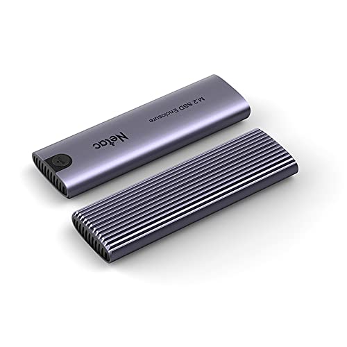 NETAC WH51 USB3.1 TYPE C M.2 SATA/NVME SSD CADDY, ALL M.2 SIZES, ALUMINIUM - Image 2