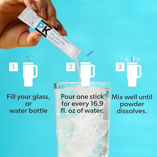 Image of Pure Kick Hydration Singles To Go Drink Mix, Cotton Candy, Includes 12 Boxes with 6 Packets in each Box, 72 Total Packets