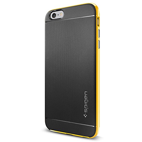 Spigen Neo Hybrid iPhone 6 Plus Case with Flexible Inner Protection and Reinforced Hard Bumper Frame for iPhone 6S Plus/iPhone 6 Plus - Reventon Yellow