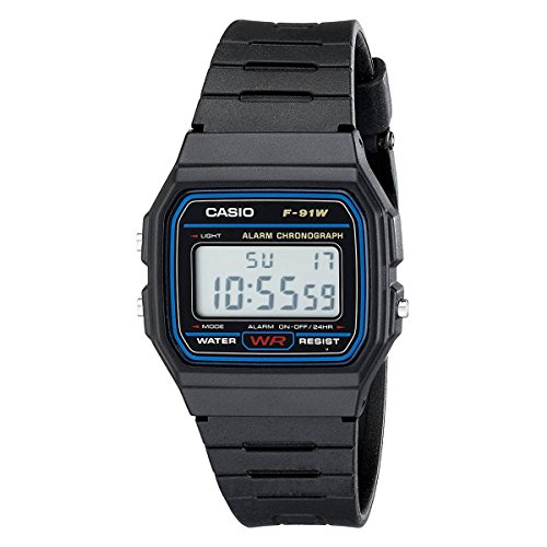 NEW CASIO F91 DIGITAL ALARM SPORTS MEN' S WATCH F91W-1