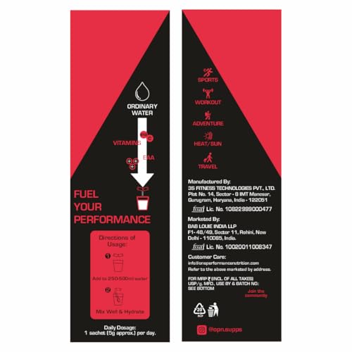 Image of OPN Electrolytes Assorted Flavours | Orange + Lemon + Blueberry 850mg Sodium | Zero Sugar | Vitamin C, B12 + EAA | (Pack of 2) 24 Sachets