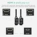 Accsoon CineView HE Wireless Video Transmission System, HDMI Video Transmitter and Receiver Dual-Band, 0.06s Latency 1200FT/350M Range, UVC for Livestreaming, Up to 4 Devices Monitoring for Filmmaking