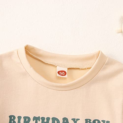 KEKEMI Birthday Boy Shirt Toddler Baby Boys Birthday Party T-Shirt Cute Letter Print 1st 2nd 3rd 4th 5th Birthday Gift Tees3