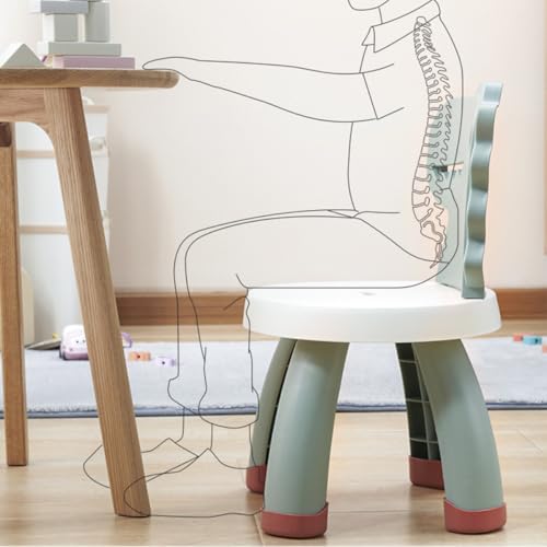 Tabouret dinosaure chaise enfant avec dossier pour école maternelle et chambre - 3