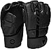 RDX MMA Gloves Grappling Sparring, Pre-Curved Mixed Martial Arts Mitts Men Women Boxing Gloves, Maya Hide Leather Kara Cage Fighting Workout, Combat Sports Training, Muay Thai, Punching Bag Kickboxing