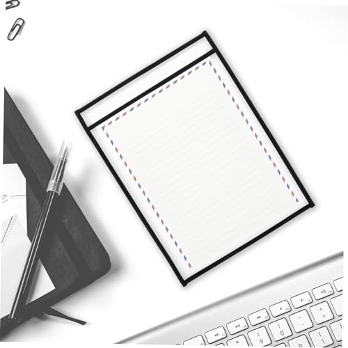 Pochettes transparentes réutilisables Housoutil étanches en PET pour protéger vos documents - 4