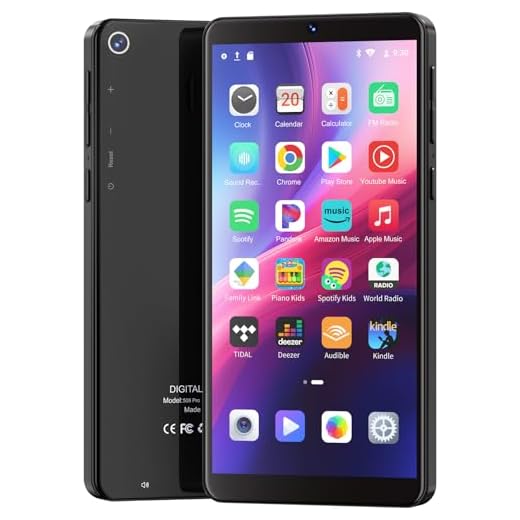 Lettore MP3 da 144GB con Bluetooth e WiFi, Lettore Musicale Mp3 con Fotocamera, Lettore Mp4 Touchscreen 1080P Oilsky da 5,5'', MP3 Portatile Spotify Android con Altoparlante