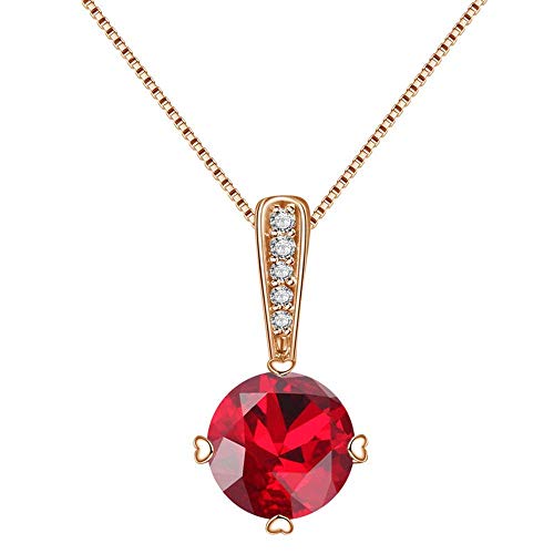 Bague en zircone rouge plaquée or rose : le cadeau idéal pour gâter une femme élégante