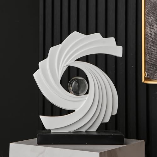 Estatua Abstracta de Arte Moderna de Resina miniatura 2