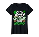 Saint Patricks Day Shamrock My Lucky Charms Call Me Momo T-Shirt