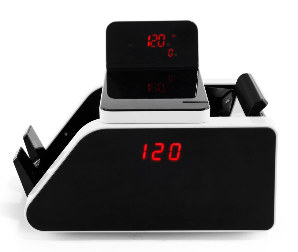 BEITZ BS-1002 Geldzählmaschine & Banknotenzähler | Stückzähler mit UV- & MG-Falschgelderkennung | 1000 Scheine/min | Automatischer Start | Kundendisplay | Offline & professionell | Robust & leise