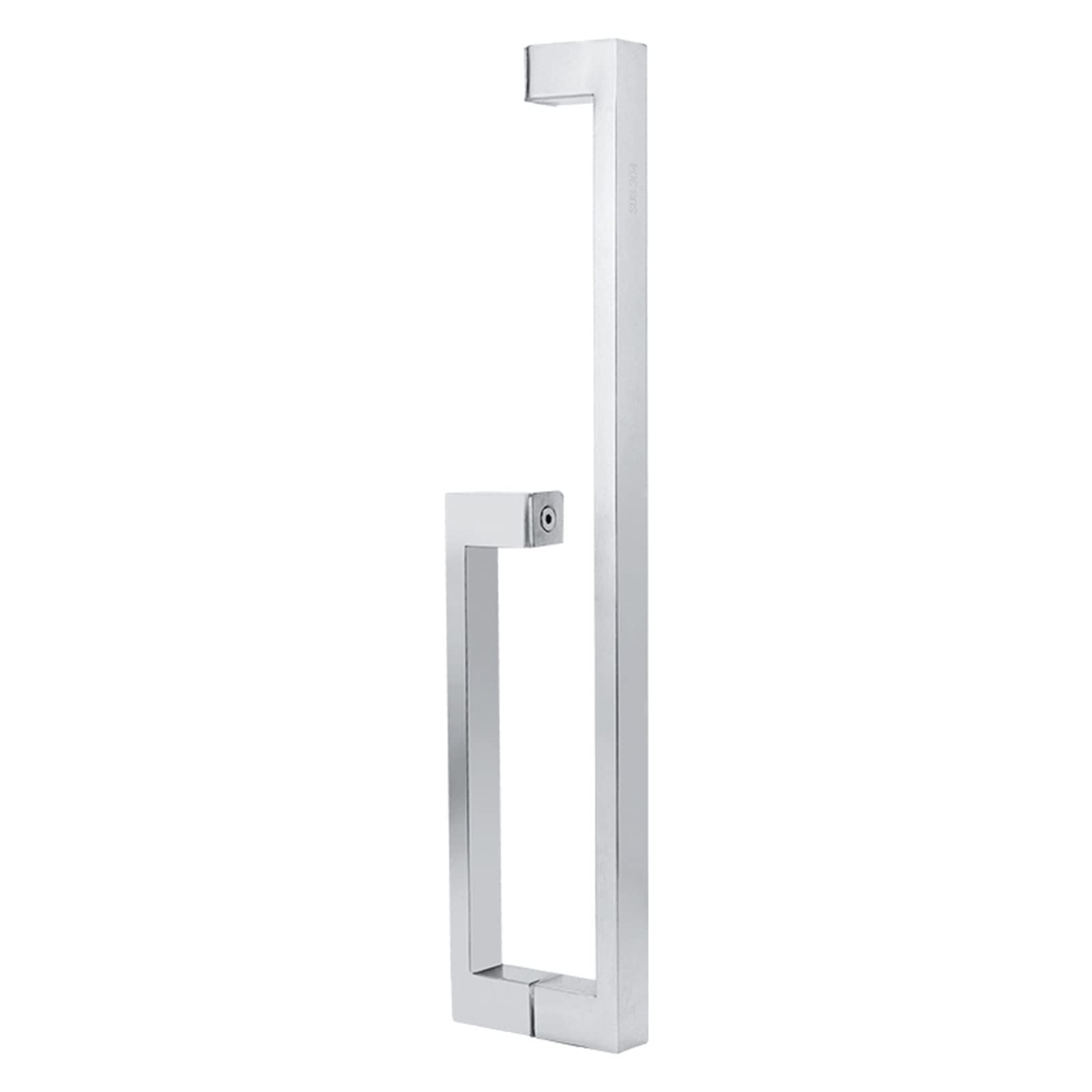 Poignée de porte coulissante double face en acier contre les blocages et l'usure des portes