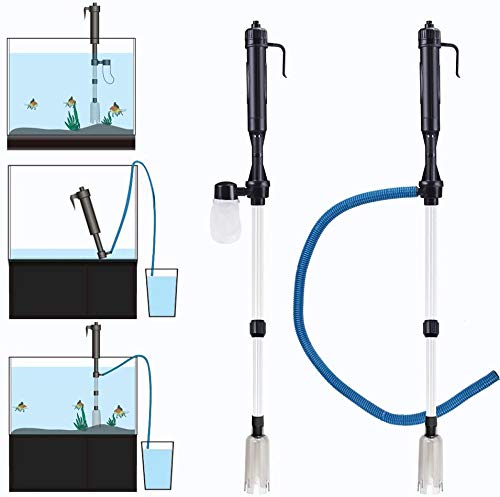 DollaTek Cambio d'Acqua Automatico per Acquario, lavabiancheria Elettrico, Pompa di Pulizia ad aspirazione, Forniture per acquari - Image 3