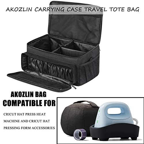 Akozlin Carrying Case Travel Tote Bag Compatible For Cricut Hat Press Heat Machine And Cricut Hat Pressing Form Accessories #TOP1