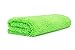 The Rag Company - Creature Edgeless Auto Detailing Towels (10-Pack) Professional 70/30 Blend, Dual-Pile Plush Microfiber, Buffing & Polishing, 420gsm, 16in x 16in, Lime Green