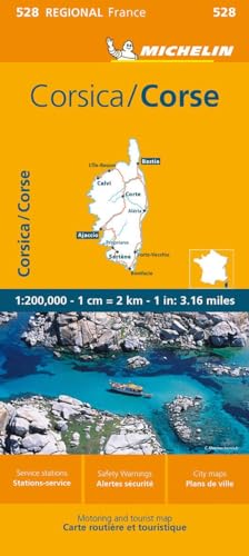 Corsica: Straßen- Und Tourismuskarte 1:200.000: 528