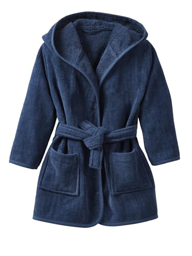 VERTBAUDET Peignoir de bain enfant essentiels marine 10A