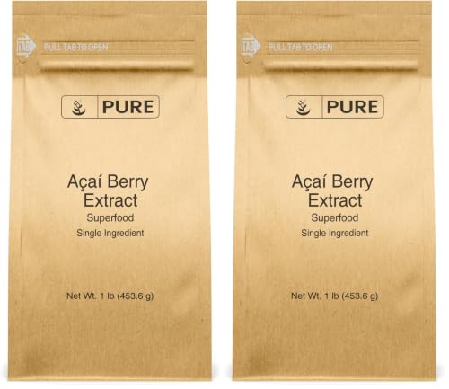 Image of Pure Original Ingredients Acai Powder (1 lb) Superfood, Vegan, Non GMO (Pack of 2)