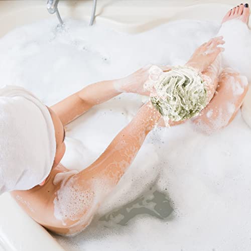 Image of Fu Store Loofah Sponge Shower Loofahs 4 Colors Bath Sponges Body Scrubbers