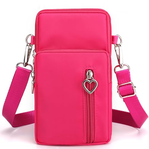 Image of JANKS Small Crossbody Bag for Women - Mini Phone Purses with Crossbody Strap and Wallet - Nylon Arm Bag