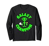 Photo Gallery divertente alien pickleball giocatore maglia a manica Photo Gallery divertente alien pickleball giocatore maglia a manica