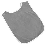 [CIYODO] 大人用防汚エプロン 可能ストラップ付き 高齢者 特別支援ニーズ対応 食事 メイク 洗顔用 衣類保護 男女兼用