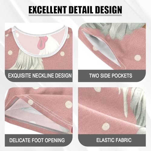 CHIFIGNO Bats Stars Pink Unisex Snug-Fit Short Sleeve Cozy Pajamas Shorts Set with Pocket 5Y3