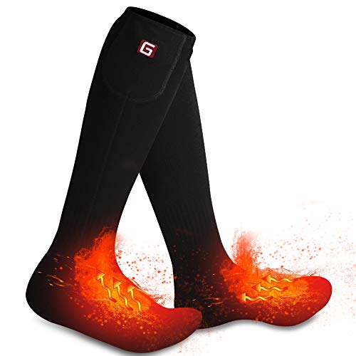 Rechargeable Electric Heated Socks,Men Women Battery Powered Heated Socks Kit,Winter Warm Thermal Heated
