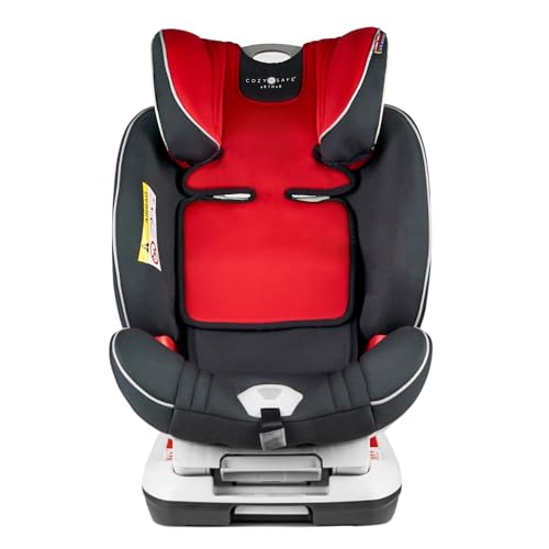 Cozy N Safe, Arthur Group 0+/1/2/3 Child Car Seat, Isofix, 0-36kg, Birth – 12 Years (Red)