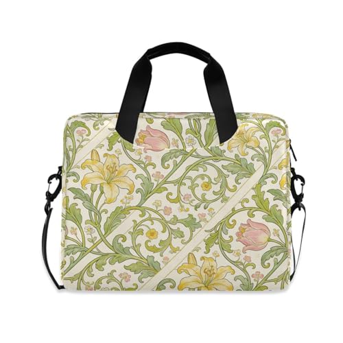 Maletín portátil para laptop 15.6" estilo vintage dorado