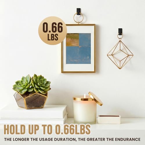 Image of TAILI Hooks for Hanging 10 Metal Sticky Hooks and 14 Adhesive Strips Black | Stainless Steel Hooks for Painted Wall, No Damage Small Adhesive Hooks, Removable & Reusable for Kitchen, Home Storage
