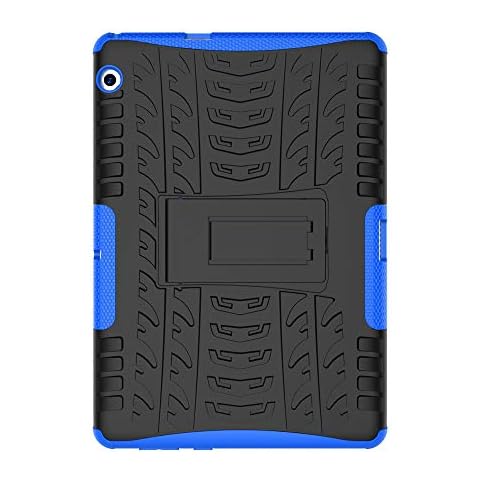 Skytar Huawei MediaPad T3 10 Case,Hybrid Cover for Huawei T3 10 - Dual Layer Silicone & PC Protective Cover Back Case for Huawei MediaPad T3 10 9.6-Inch Tablet Protective Shell,Blue Cover