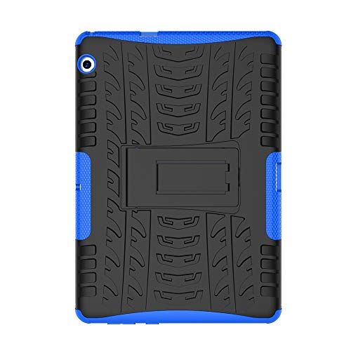 XITODA Custodia Huawei MediaPad T3 10 Case Armor Style Hybrid PC + TPU Silicone Custodia con supporto per Huawei MediaPad T3 10 (9,6 pollici), Blu scuro